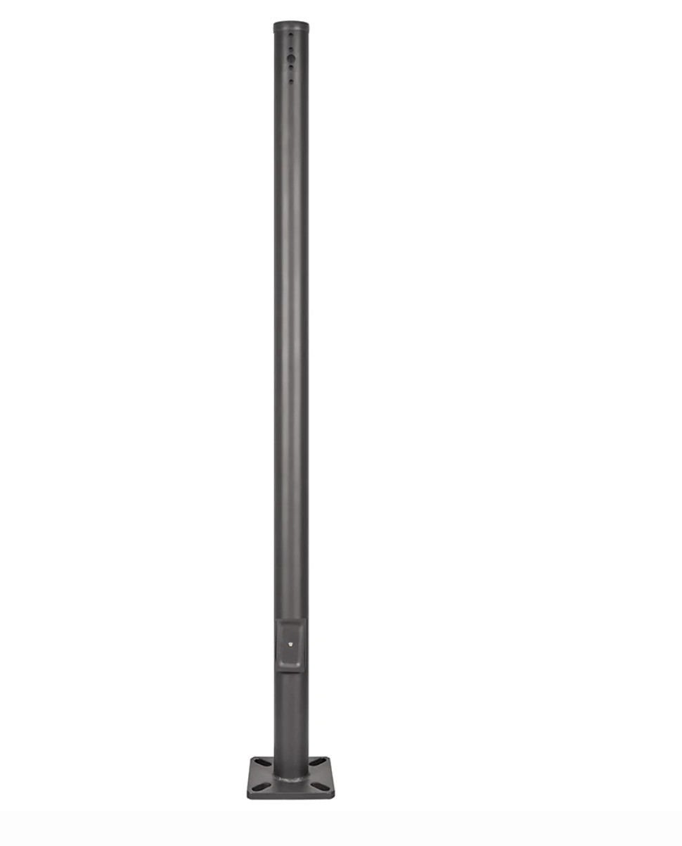 10 Foot Steel 3 Inch Round Light Pole